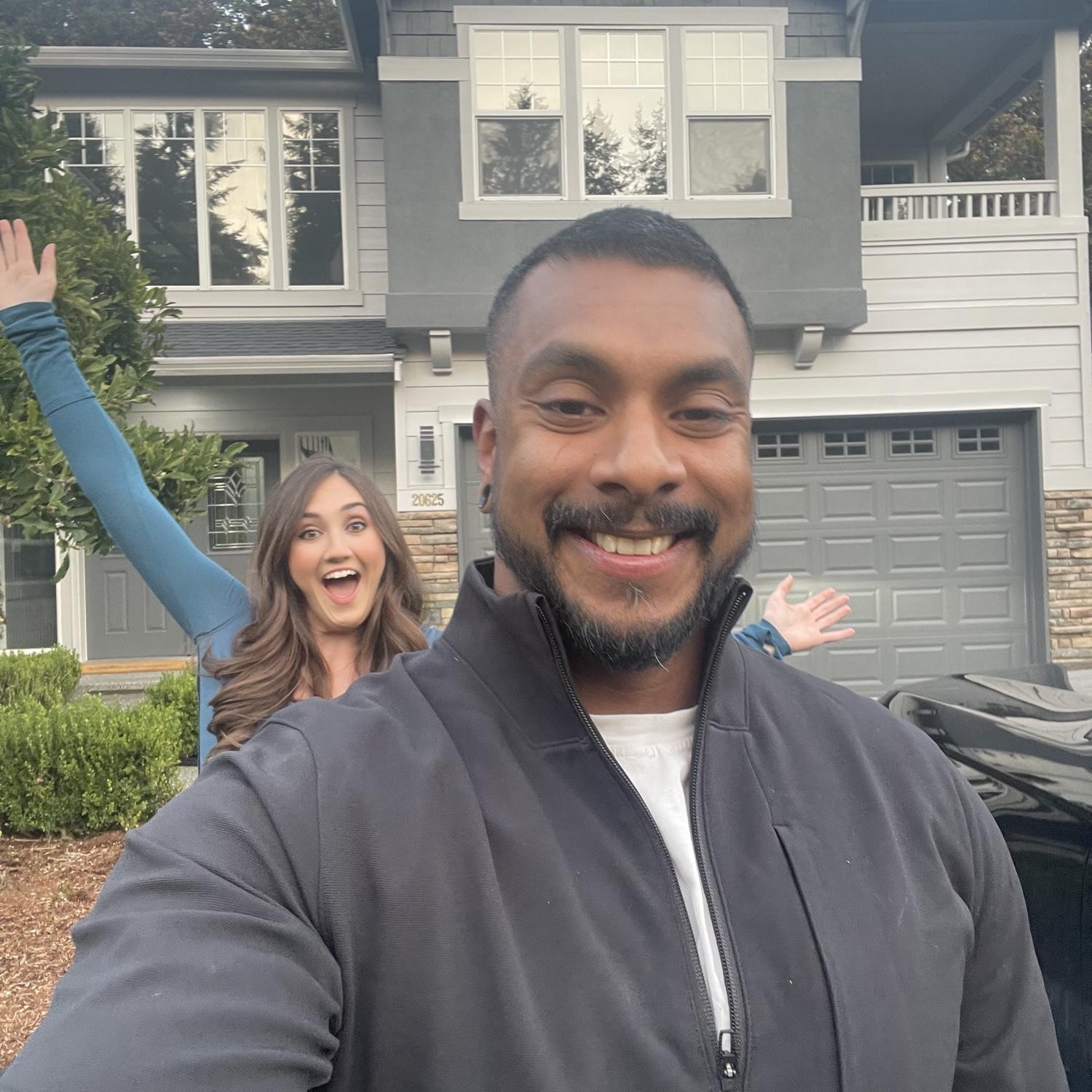 When we bought a house!