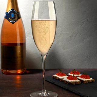 Dimple Champagne Glass, Set of 2