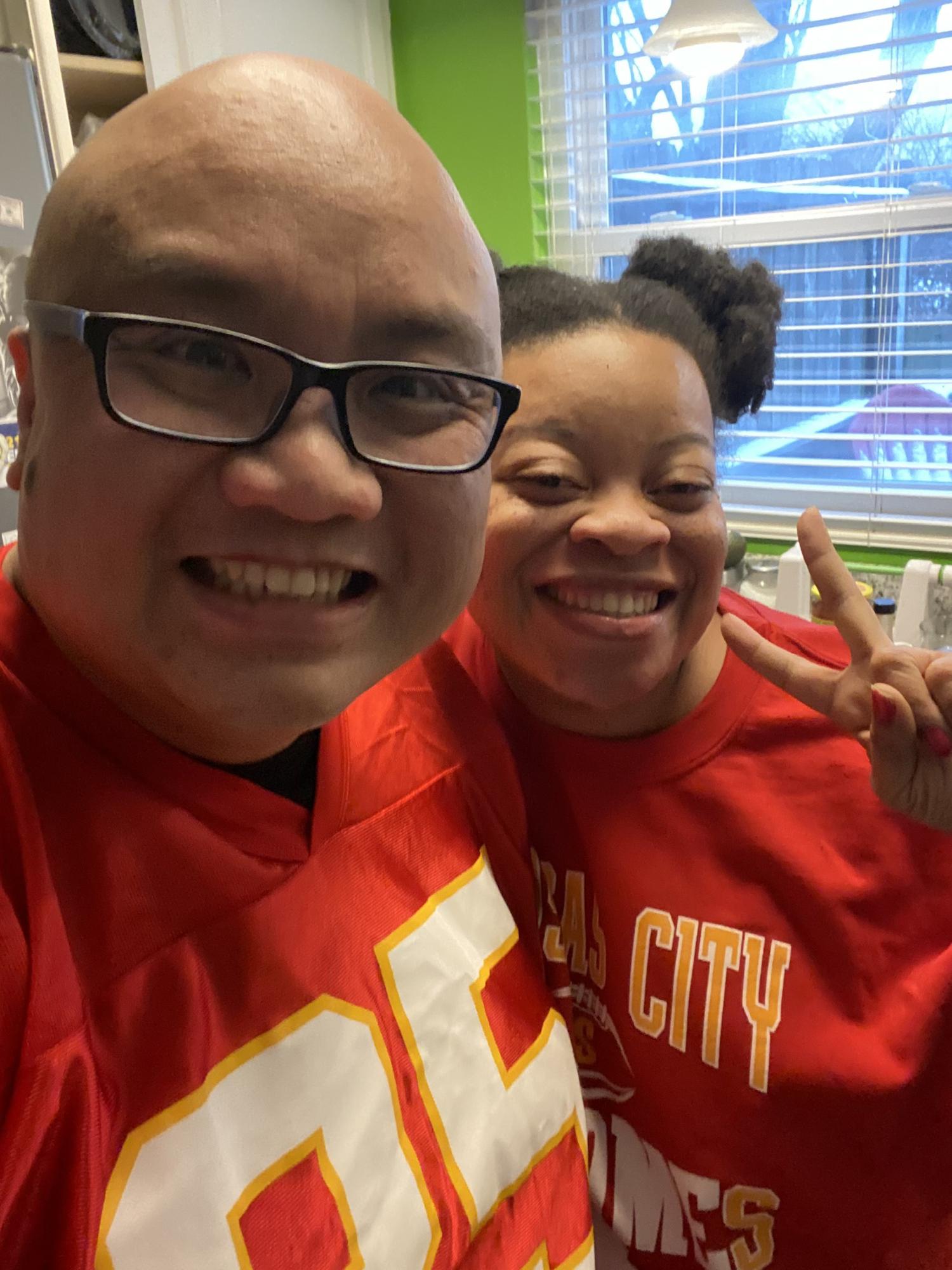 Getting pumped for a Chiefs game