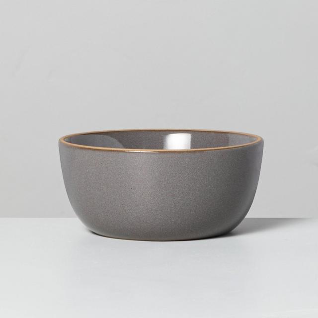 Stoneware Exposed Rim Mini Bowl Gray - Hearth & Hand™ with Magnolia