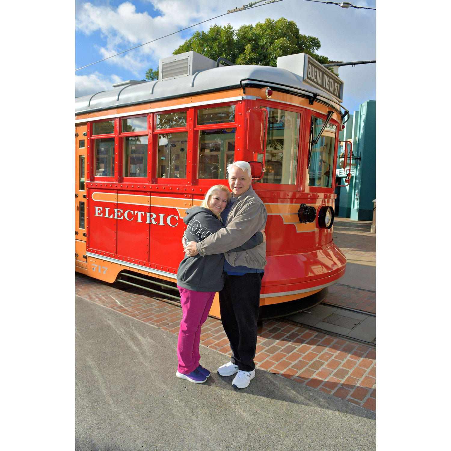 Spending a rainy day at Disney California Adventure - managed to capture a photo in the sun before the rain started.
