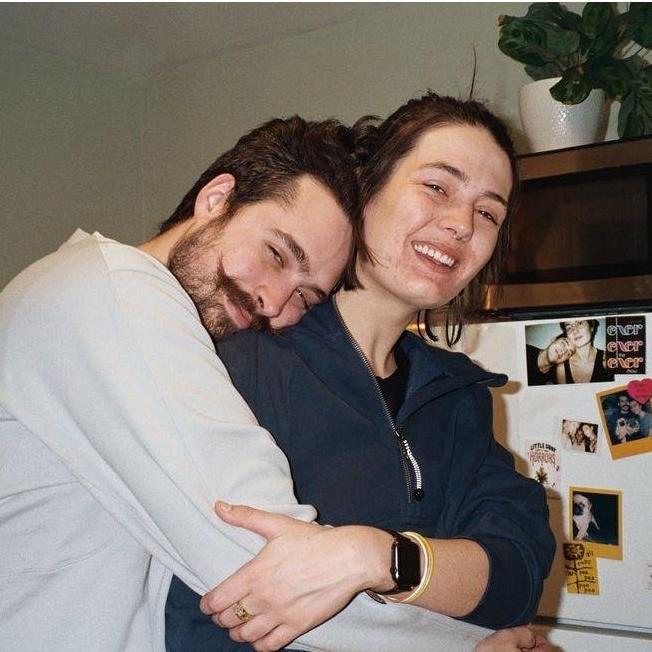 Us in our home in Burlington, Vermont
