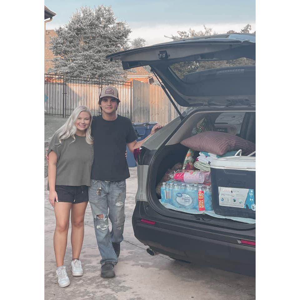Leaving for our first beach trip together with friends!