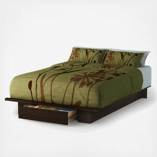 Holland Platform Bed with Drawer