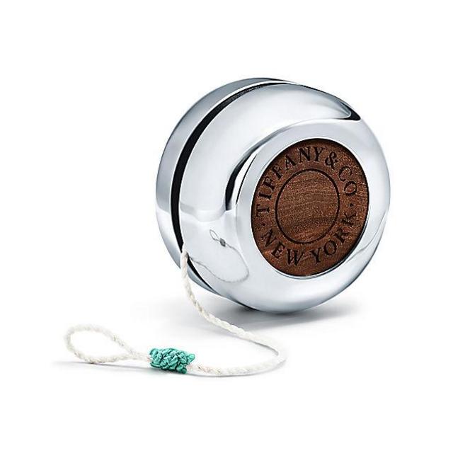 Tiffany & Co. Sterling And Walnut Yo-yo