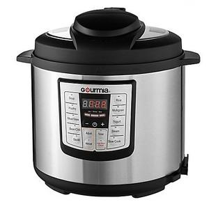 Gourmia® 8-in-1 Programmable Multifunction Stainless Steel Pressure Cooker