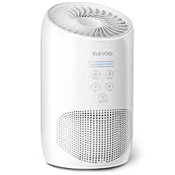 Slevoo Air Purifiers for Bedroom Pets in Home, 2023 New Upgrade H13 True HEPA Air Purifier with Fragrance Sponge, 100% Ozone Free, Effectively Clean 99.97% of Dust, Smoke, Pets Dander, Pollen, Odors