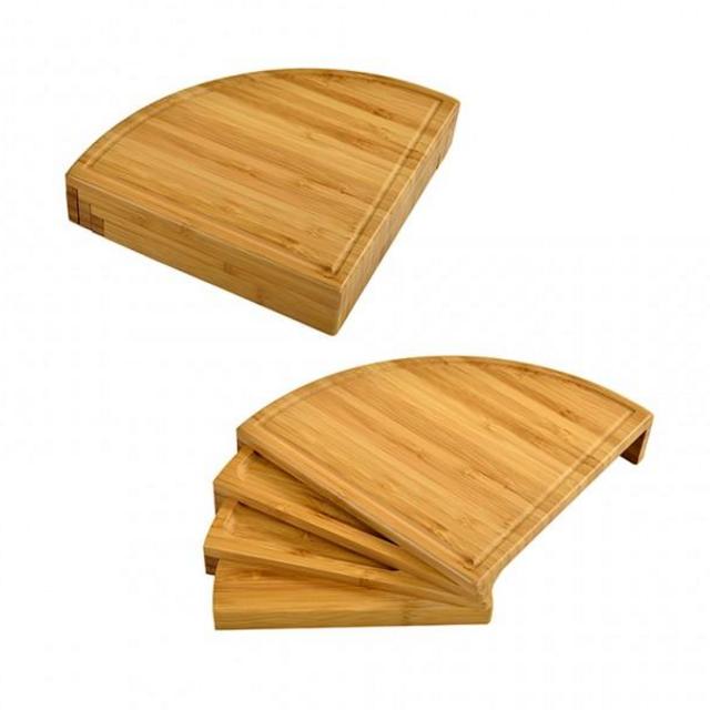Picnic at Ascot Florence Transforming Bamboo Cheese Board Set
