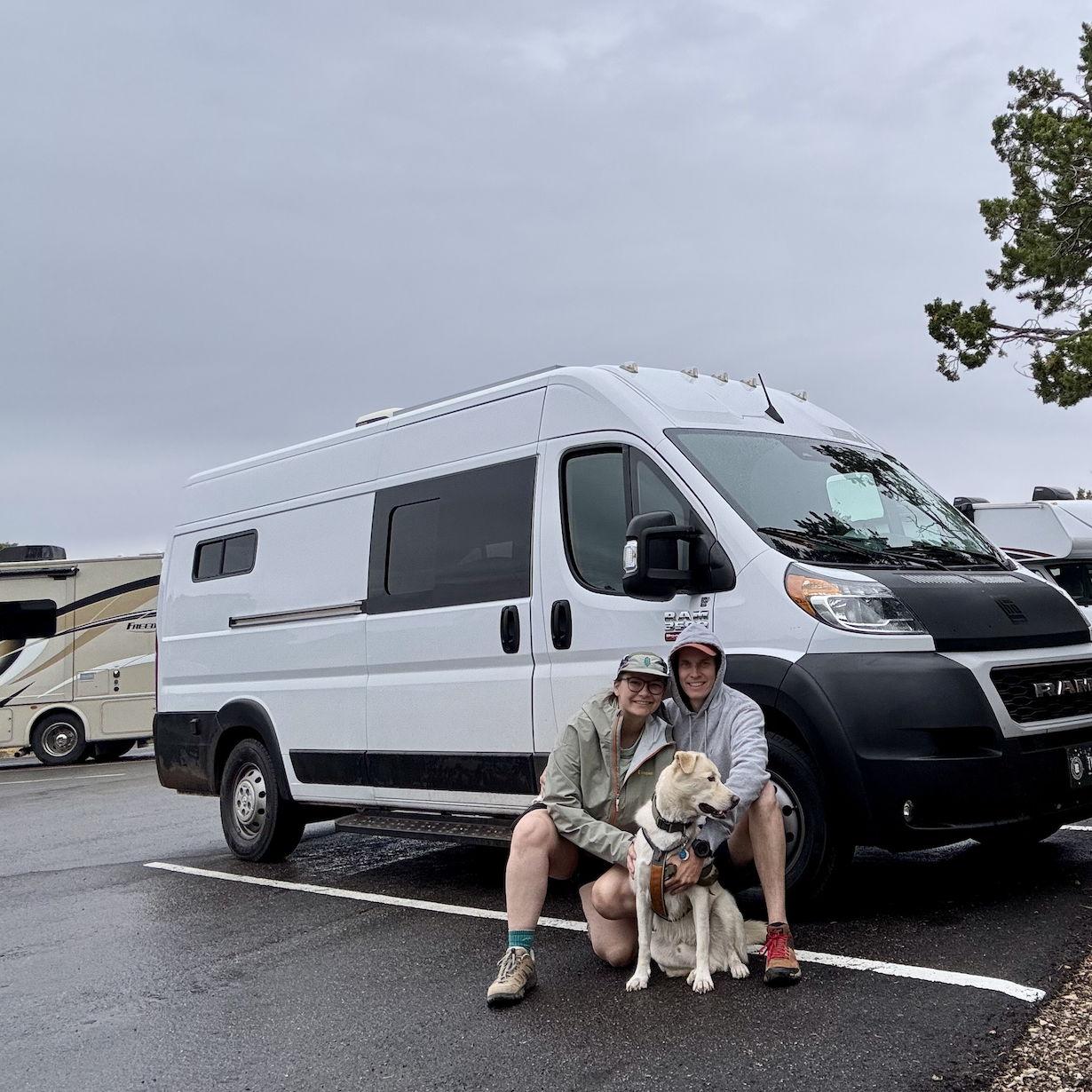 Our #vanlife van Twain during our engagement trip!