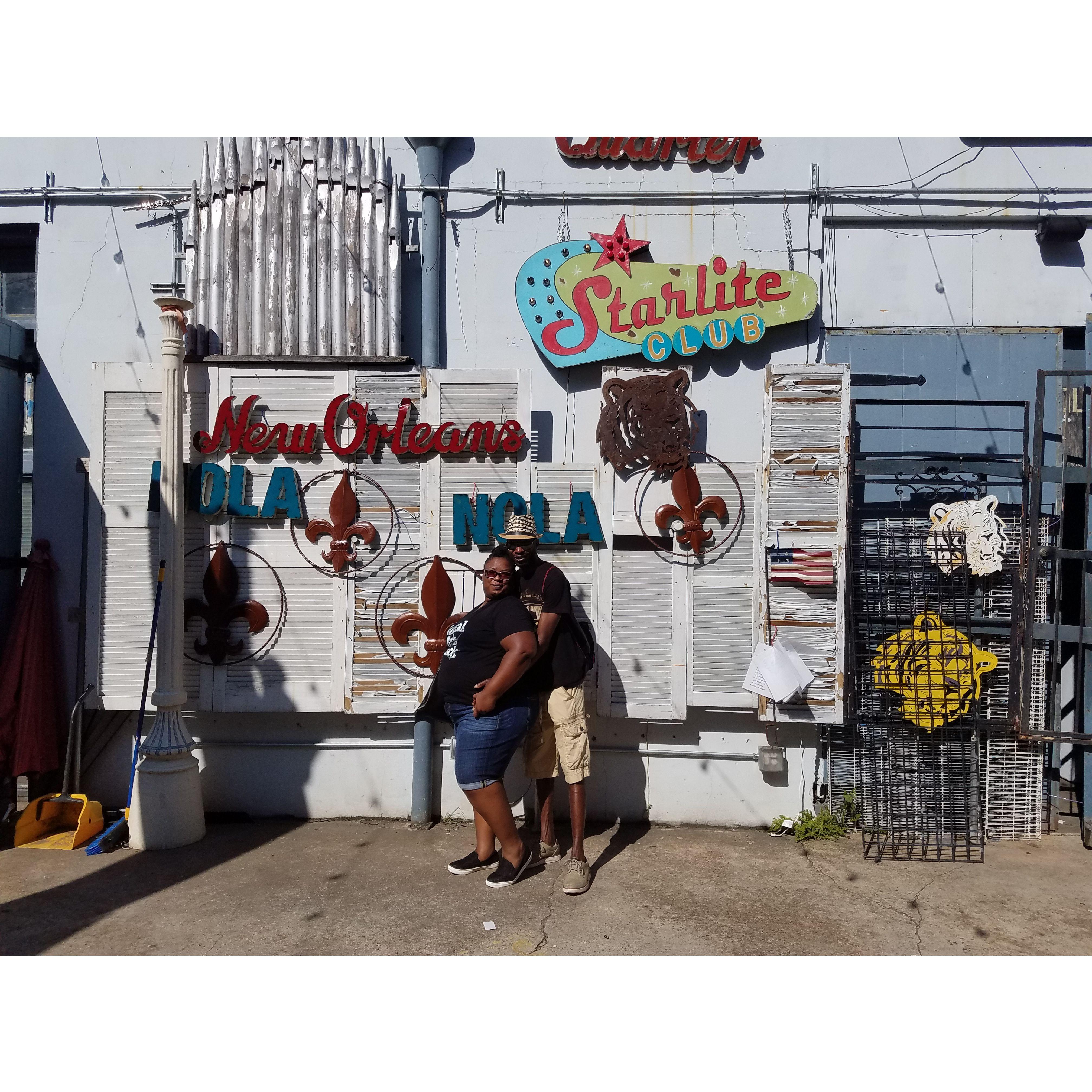Visiting NOLA! One of our favorite cities.