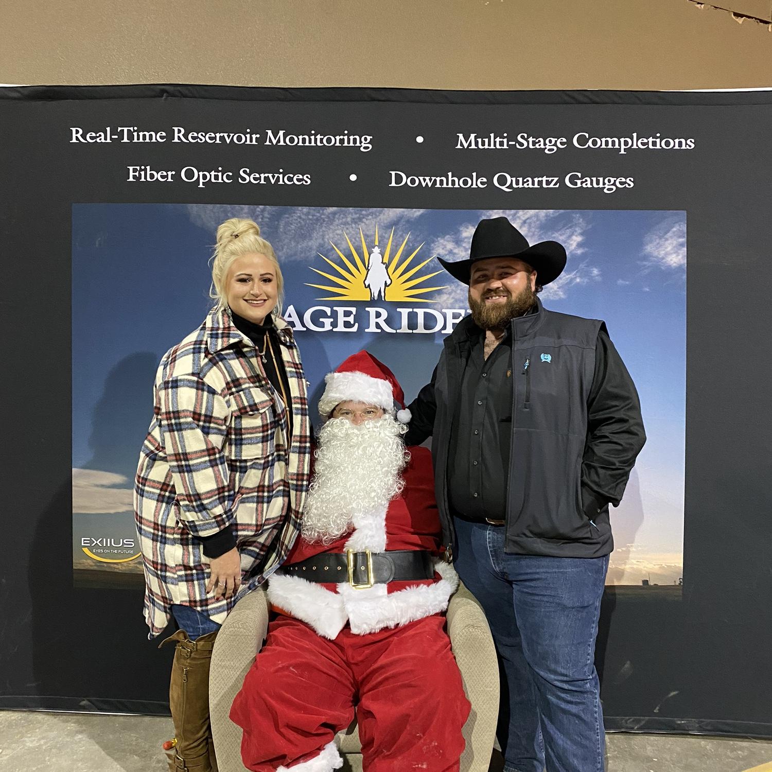 The reason behind our love, SageRider company Christmas party. Needless to say we both got a good Christmas gift!