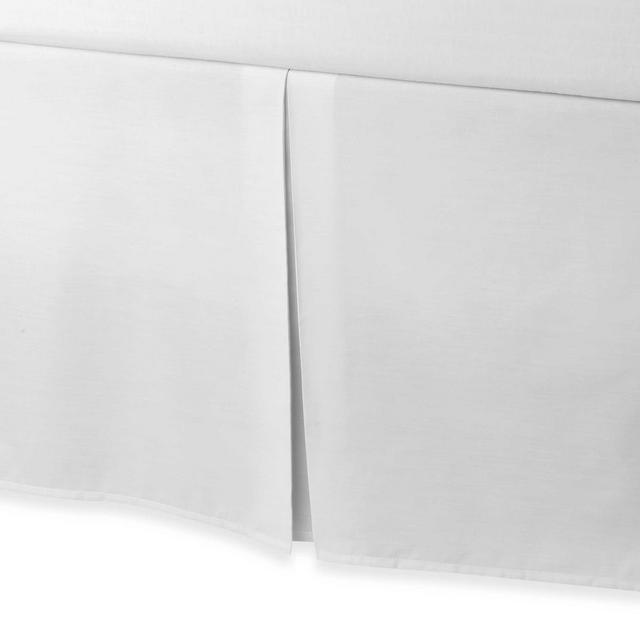 smoothweave™ Tailored 18-Inch King Bed Skirt in White