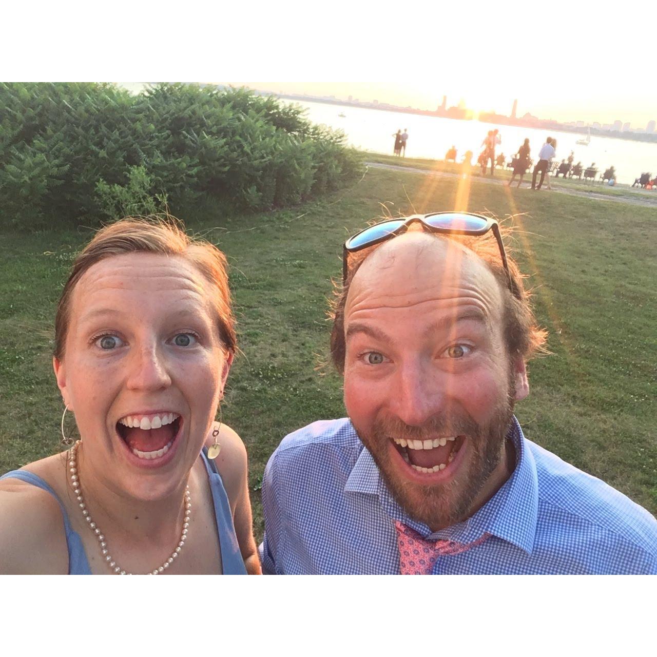 Super jazzed for Cleo and Josh to tie the knot!