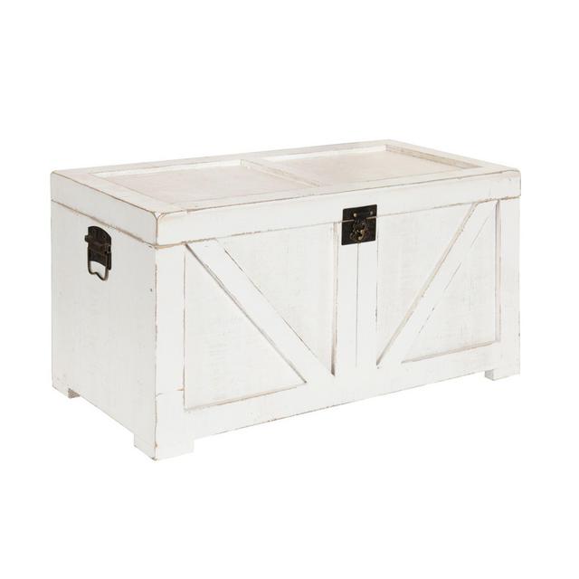 Kate and Laurel Cates Storage Chest in White