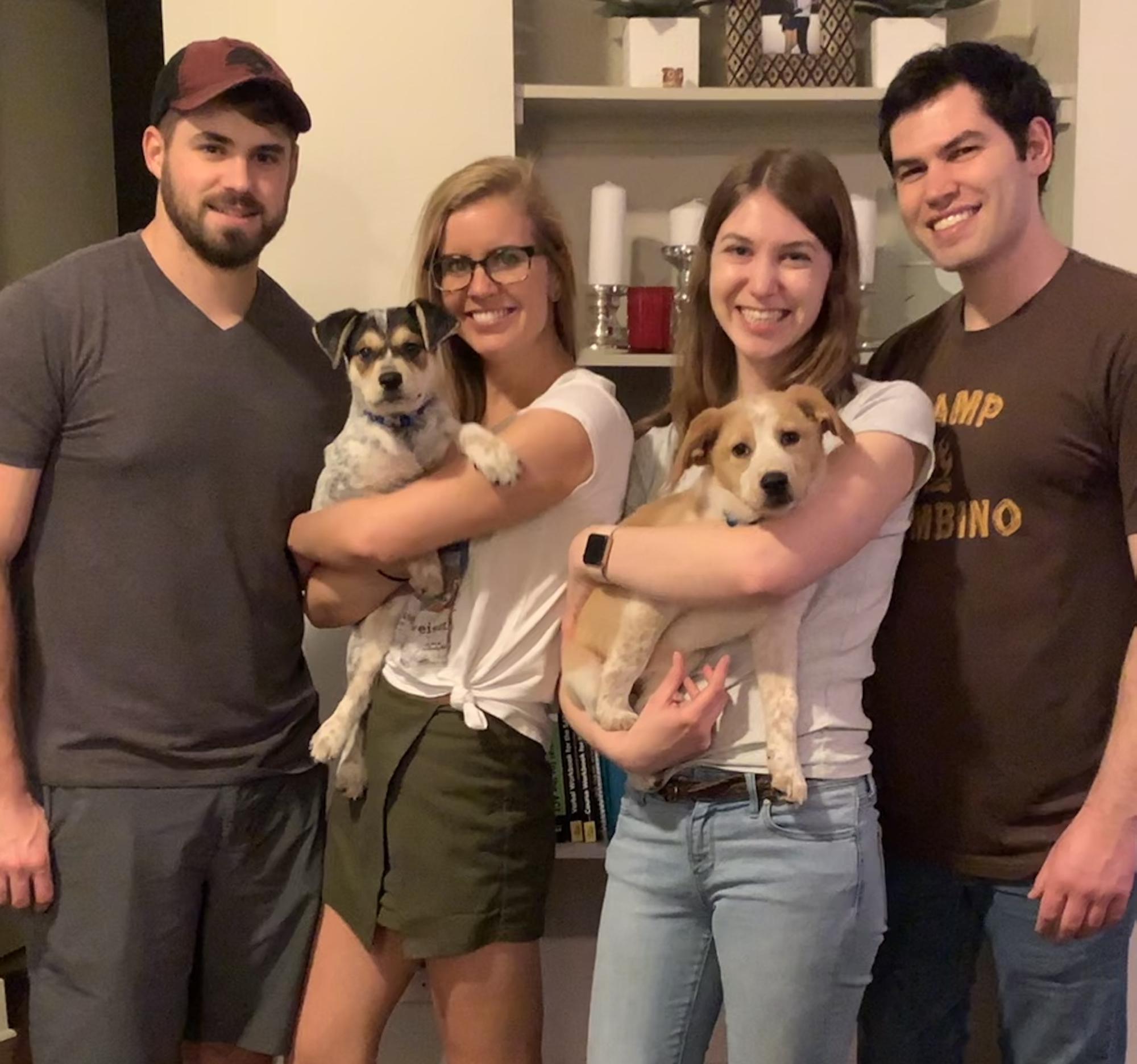 February, 2019- Louise and her brother Leonard (and Sam, Hannah and their friends Sarah and Kresten)