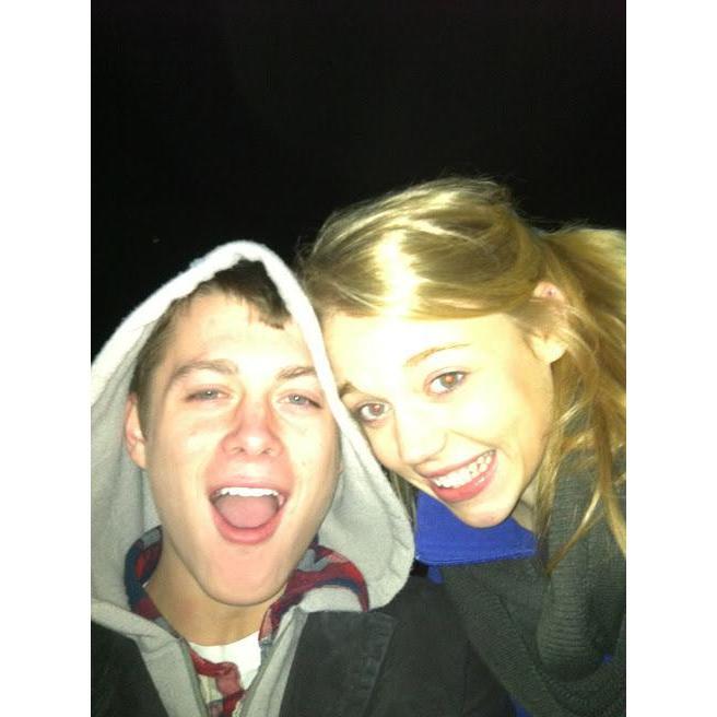 Our first photo together was a keeper