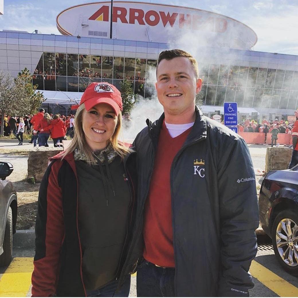 Lance's first Chief's game!
