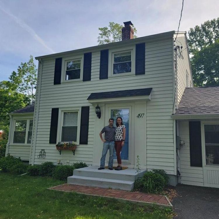 That time we bought our first house together. And also that time I called it our first house, optimistically.