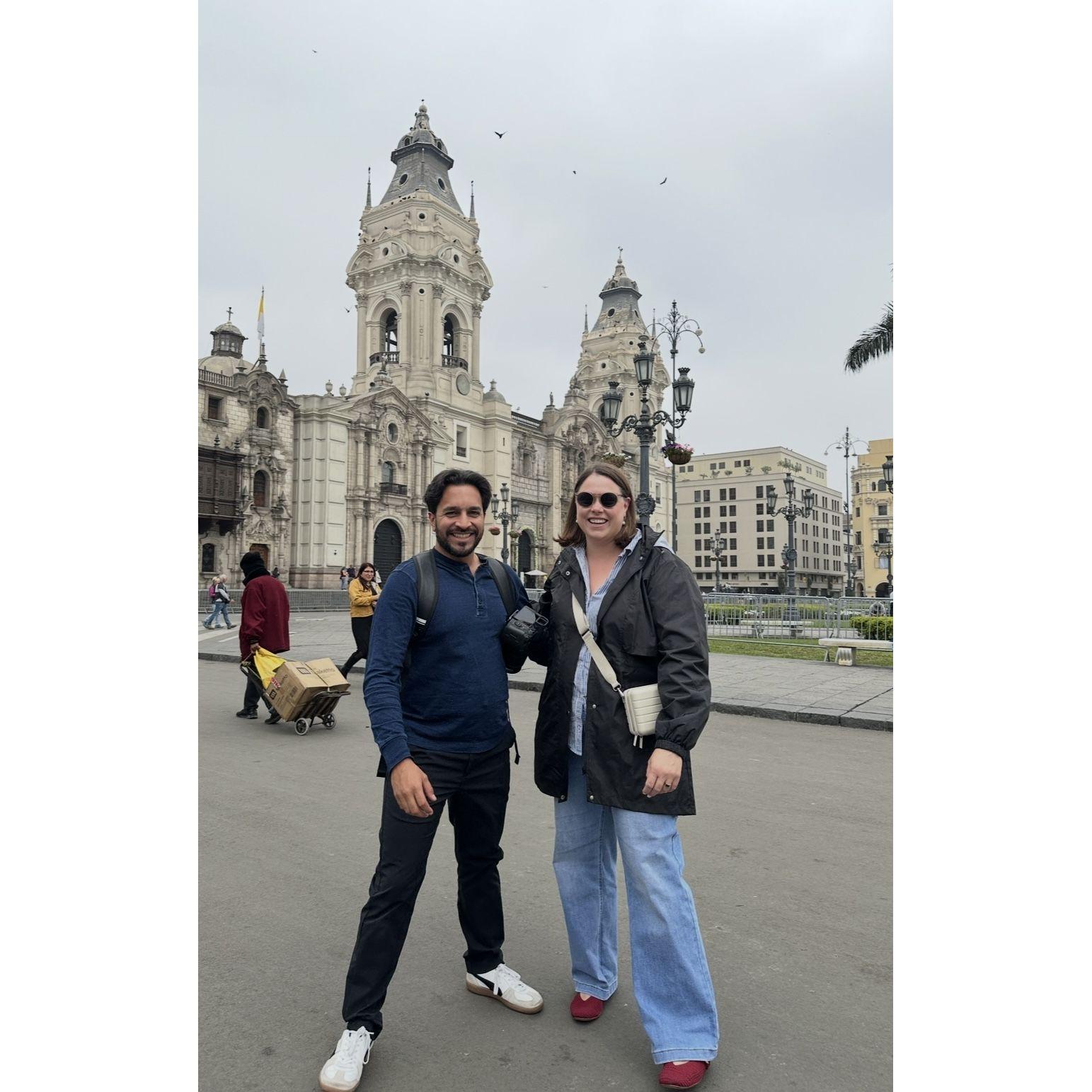 Plaza de Armas in Lima, Peru, 2025