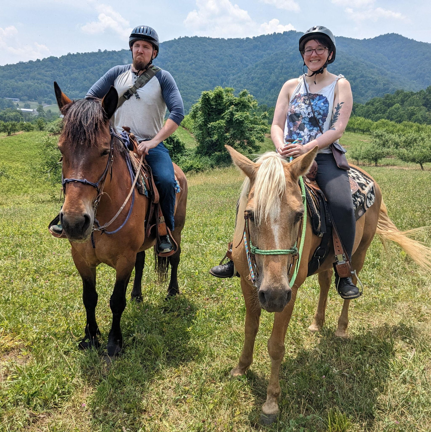 Ben's first time on a horse!