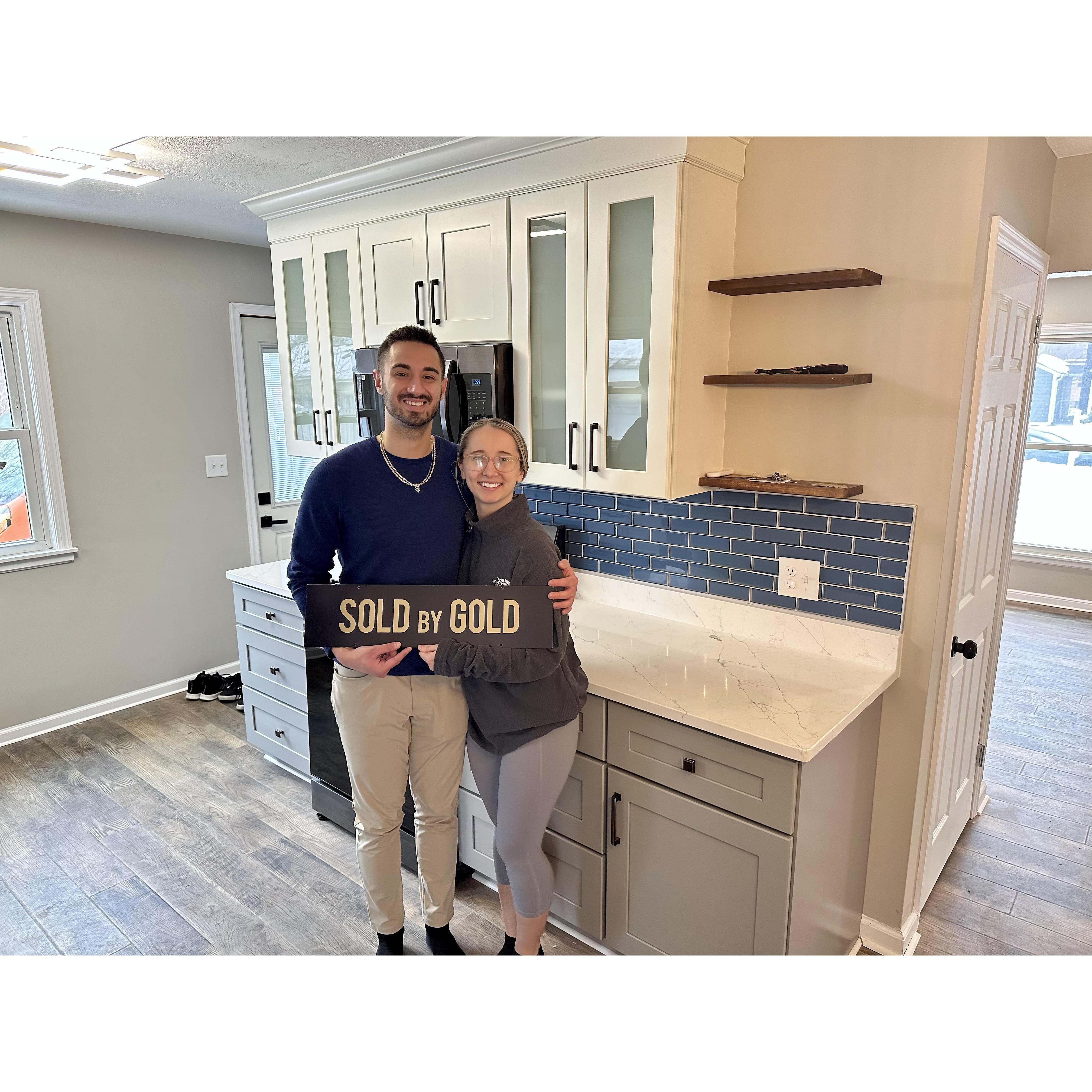 Our first home!