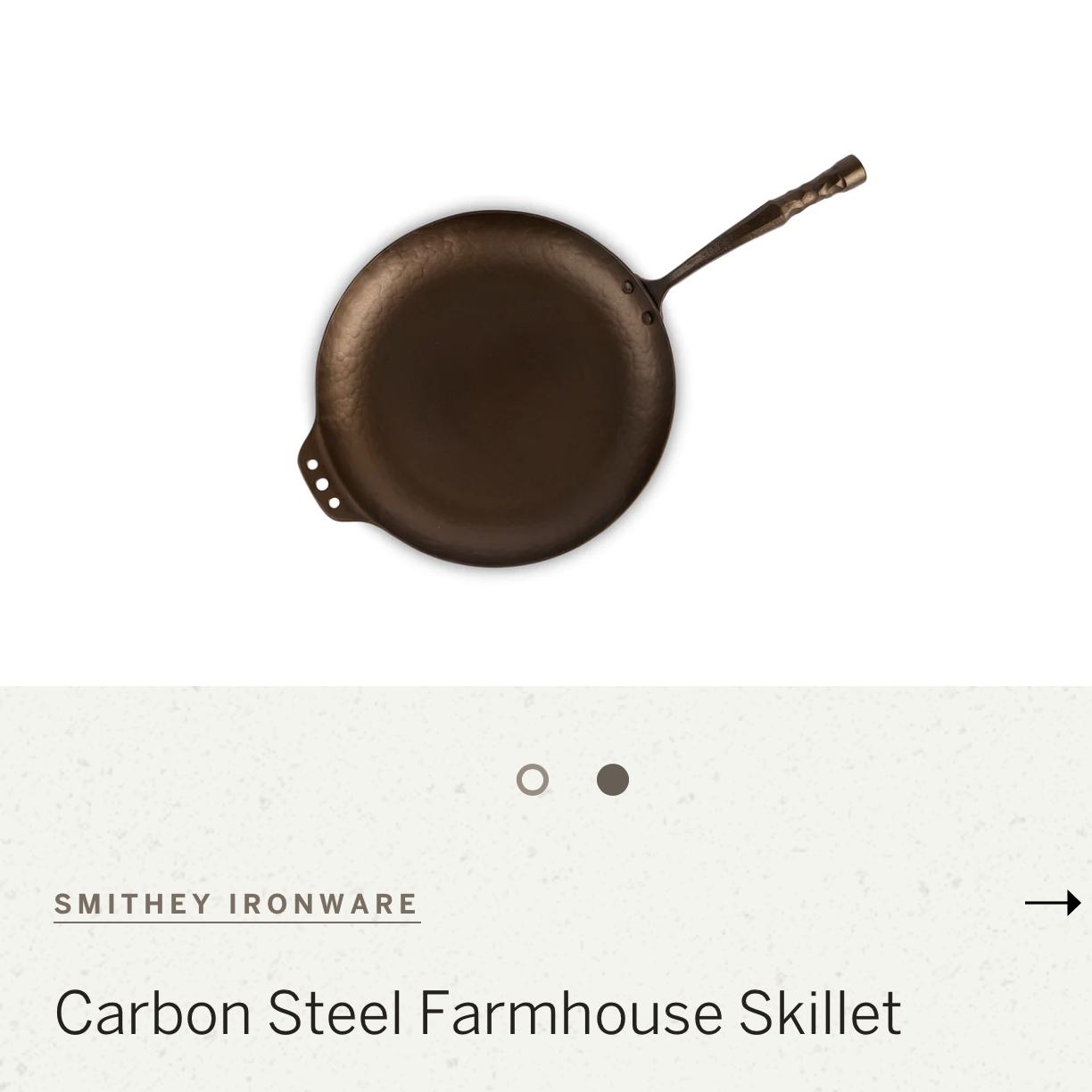 Carbon Steel Farmhouse Skillet
