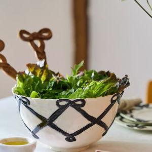 Benedita Bow Ceramic Stoneware Serve Bowl