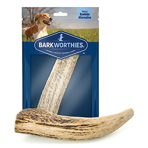 Barkworthies Hand Selected, Naturally Shed Split & Whole Elk Antlers - Premium Long Lasting, Odor Free Dog Chews for All Dog Sizes and Breeds - No Chemical Treatments, No Added Preservatives