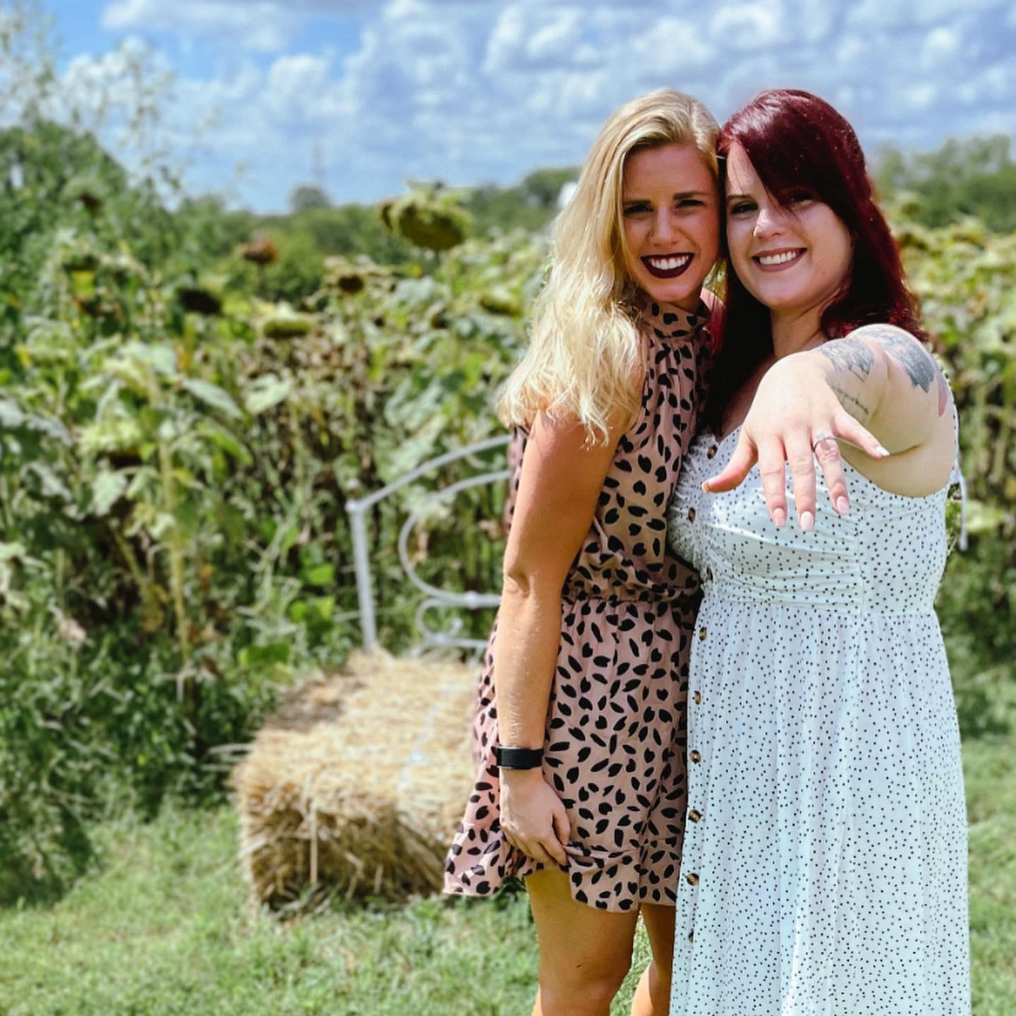 Nikki's best friend, and MOH, Katie. Katie helped Andrew plan the proposal!