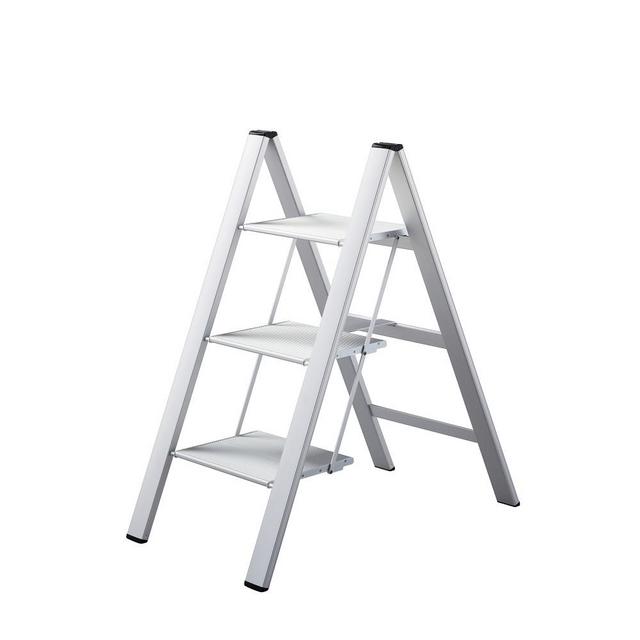 Slim Stepstool 3-Step, Silver