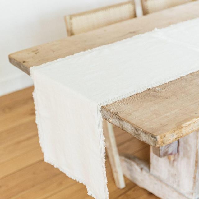 Jenni Kayne Frayed Linen Runner