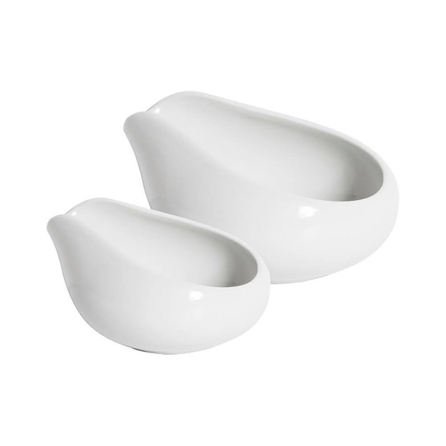 Loveramics 2-Pack Coffee Bean Dosing Cups by James Hoffmann, 30g-60g Capacity (White)