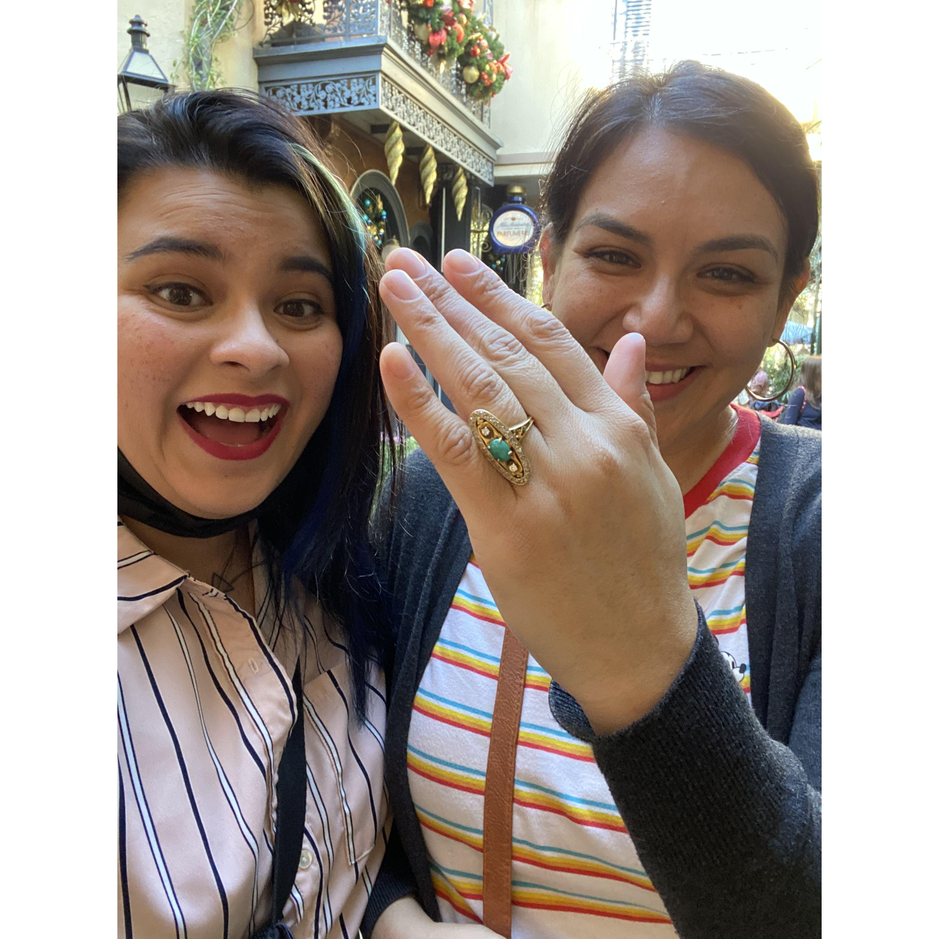 The day Natalie proposed. Pirates of the Caribbean, Disneyland. November 2021.