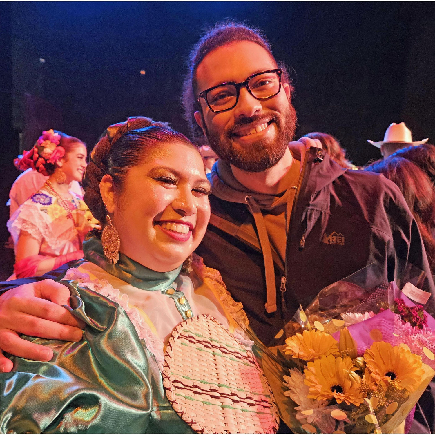 March 2024: Maddie performed in the Fiesta Folklorica concert, and Christian, of course, went twice!