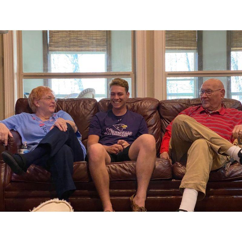 The first time Connor met my Grandpa & Grandma.