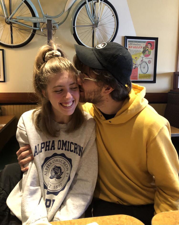 Madeline’s birthday smooch!