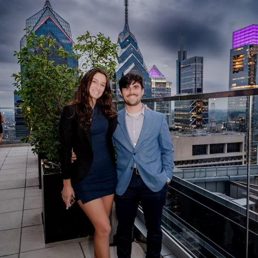 James and Charlotte in Philadelphia