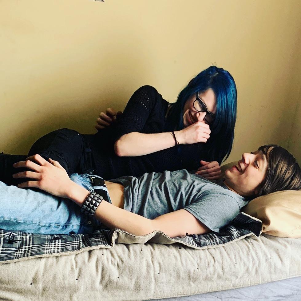 The very first picture taken of us before we started dating <3