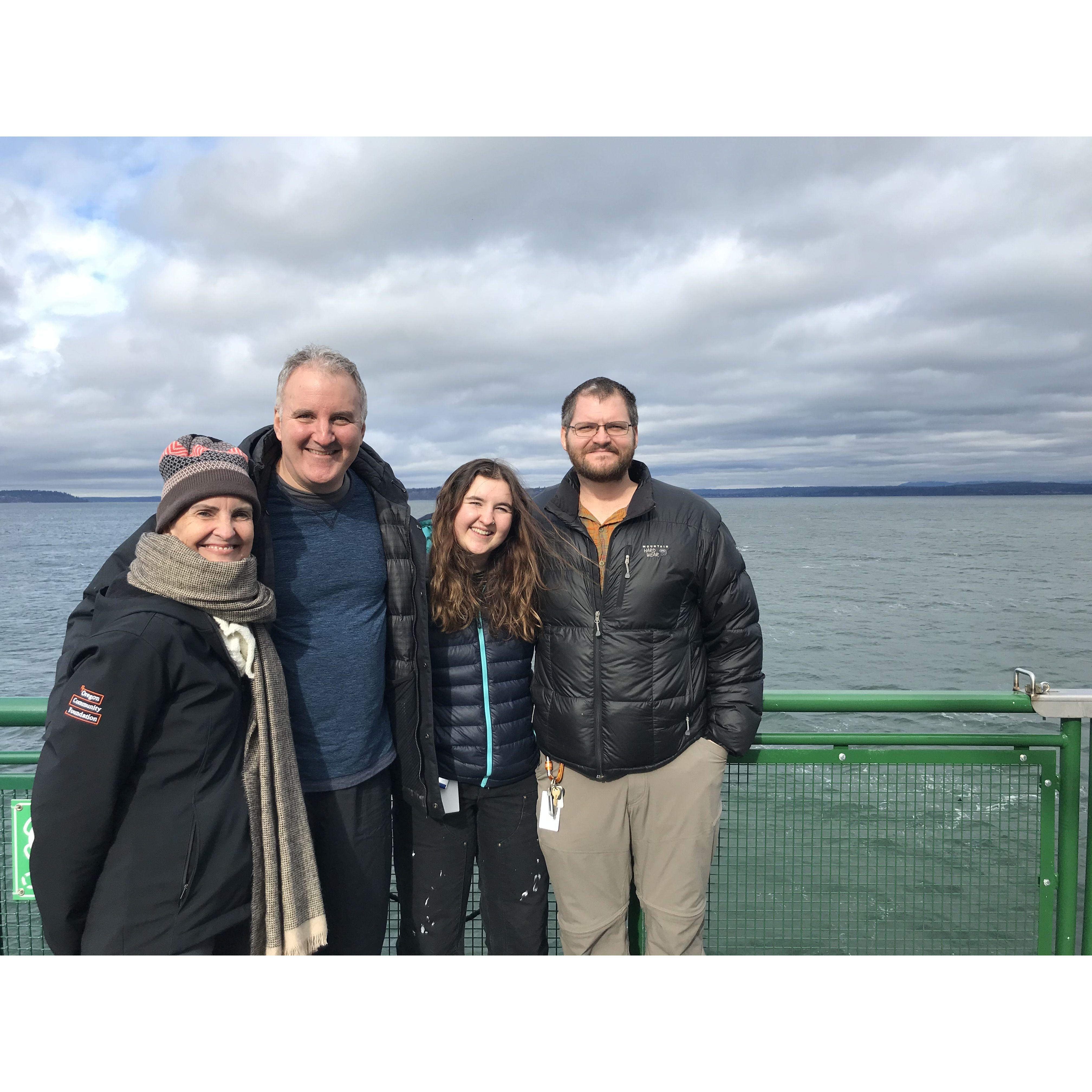Ferry rides with Steph and Dave!