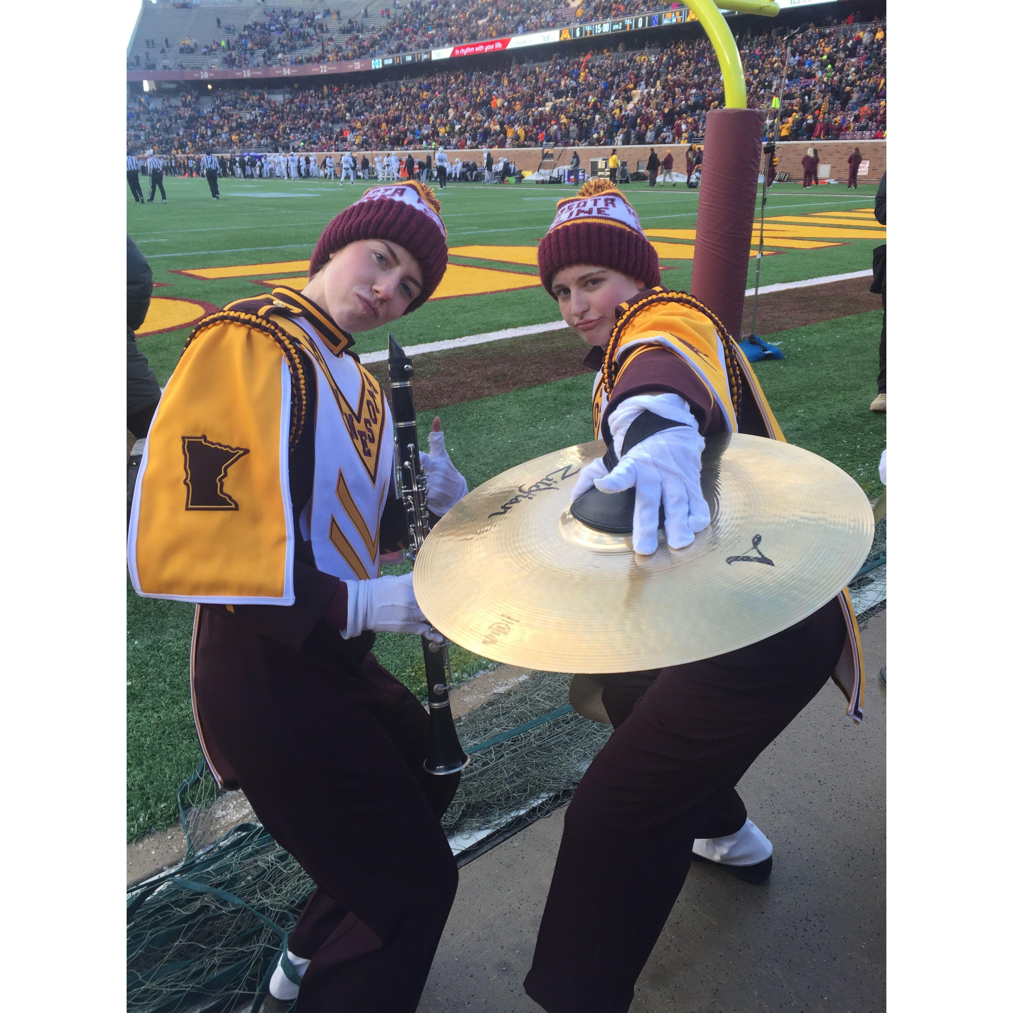 We met in Marching Band at the U of M