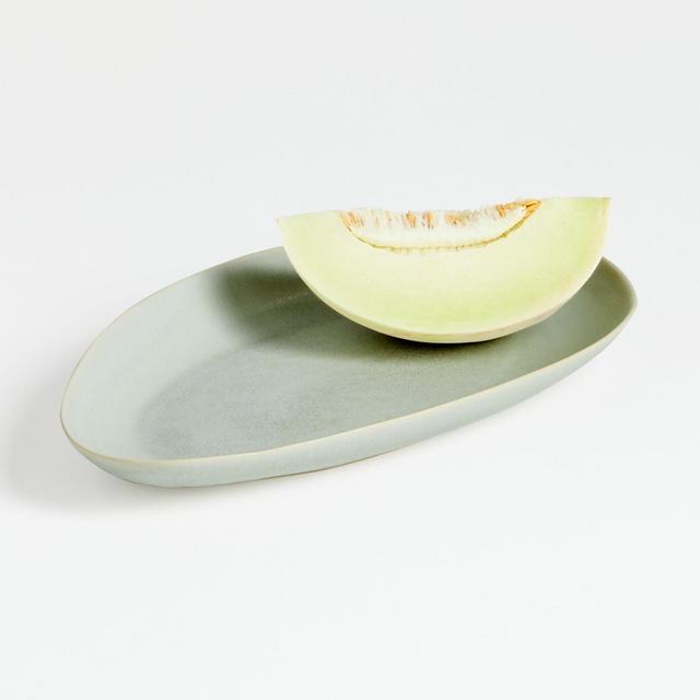 Pebble Grey Medium Oval Platter