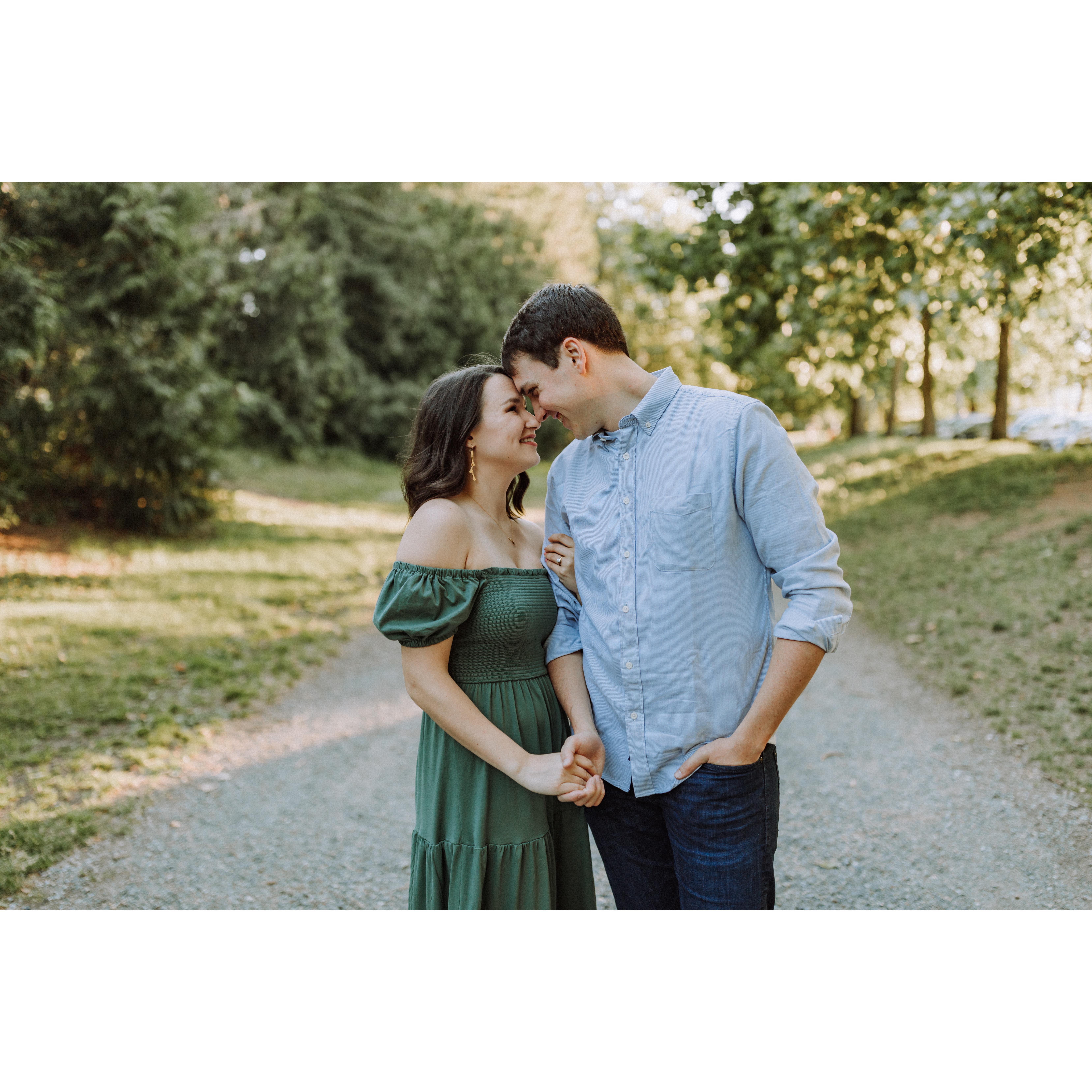 Engagement photo session