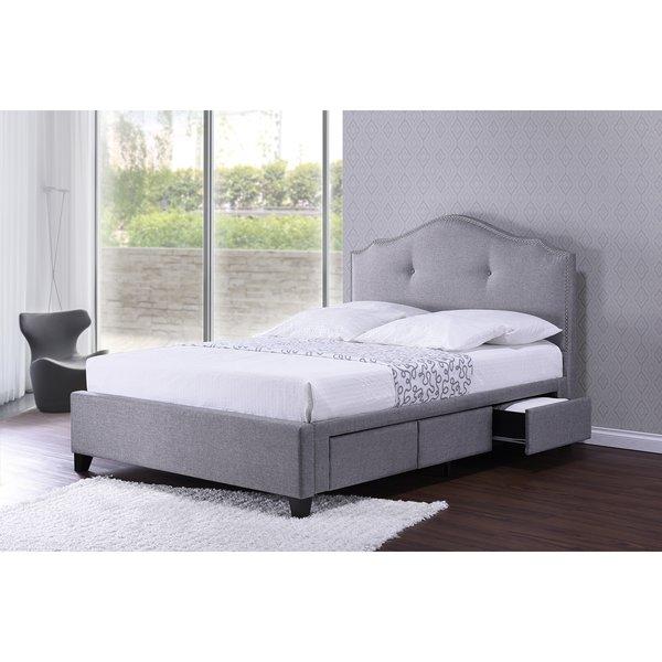 Baxton Studio Upholstered Storage Platform Bed                    by                              Wholesale Interiors