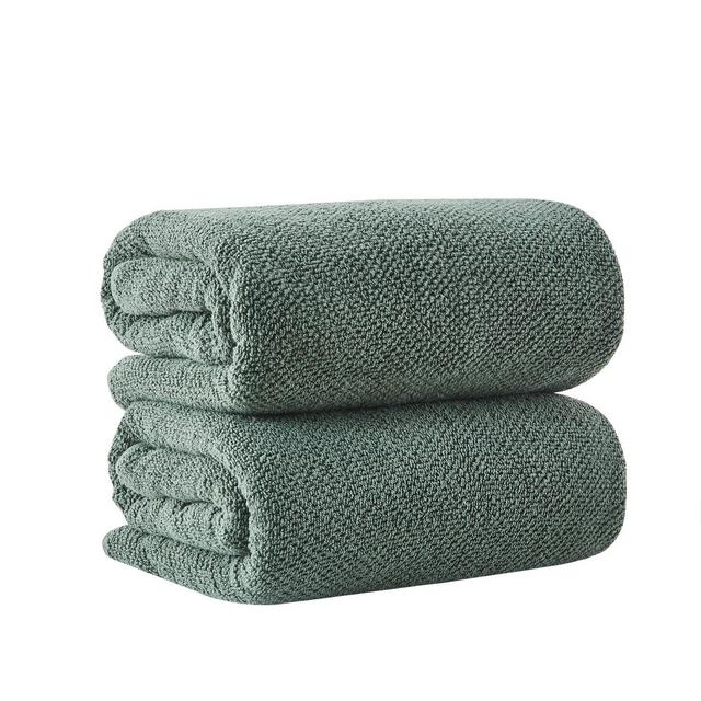 Cotton Quick Dry Textured Bath Towel - Great Bay Home
