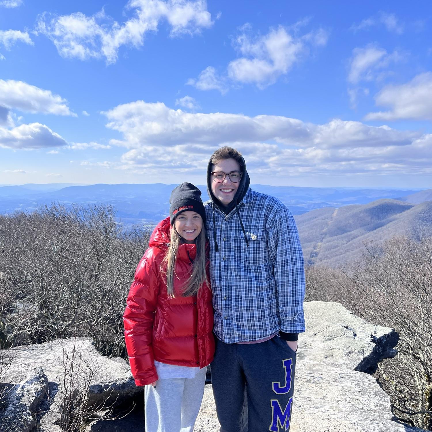 A very chilly hike at Will’s fraternity away weekend, November 2022