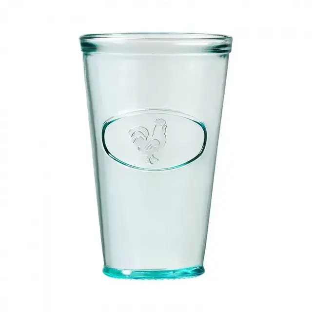 Amici Home 16 Rooster Hiball Recycled Glass Drinkware, Set of 6