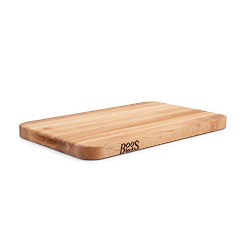 John Boos MPL1812125G Chop-N-Slice Select Maple Edge Grain Cutting Board, 18 Inches x 12 Inches x 1.25 Inches