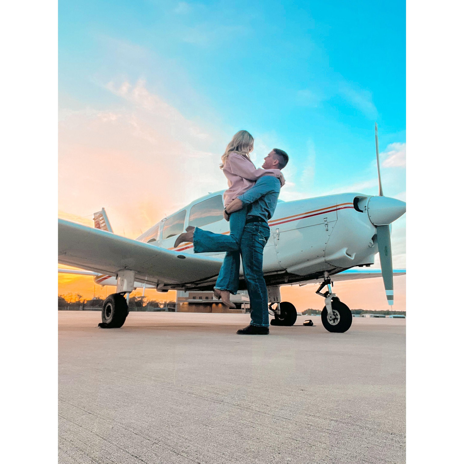 The first time RJ took me flying for my 20th birthday!