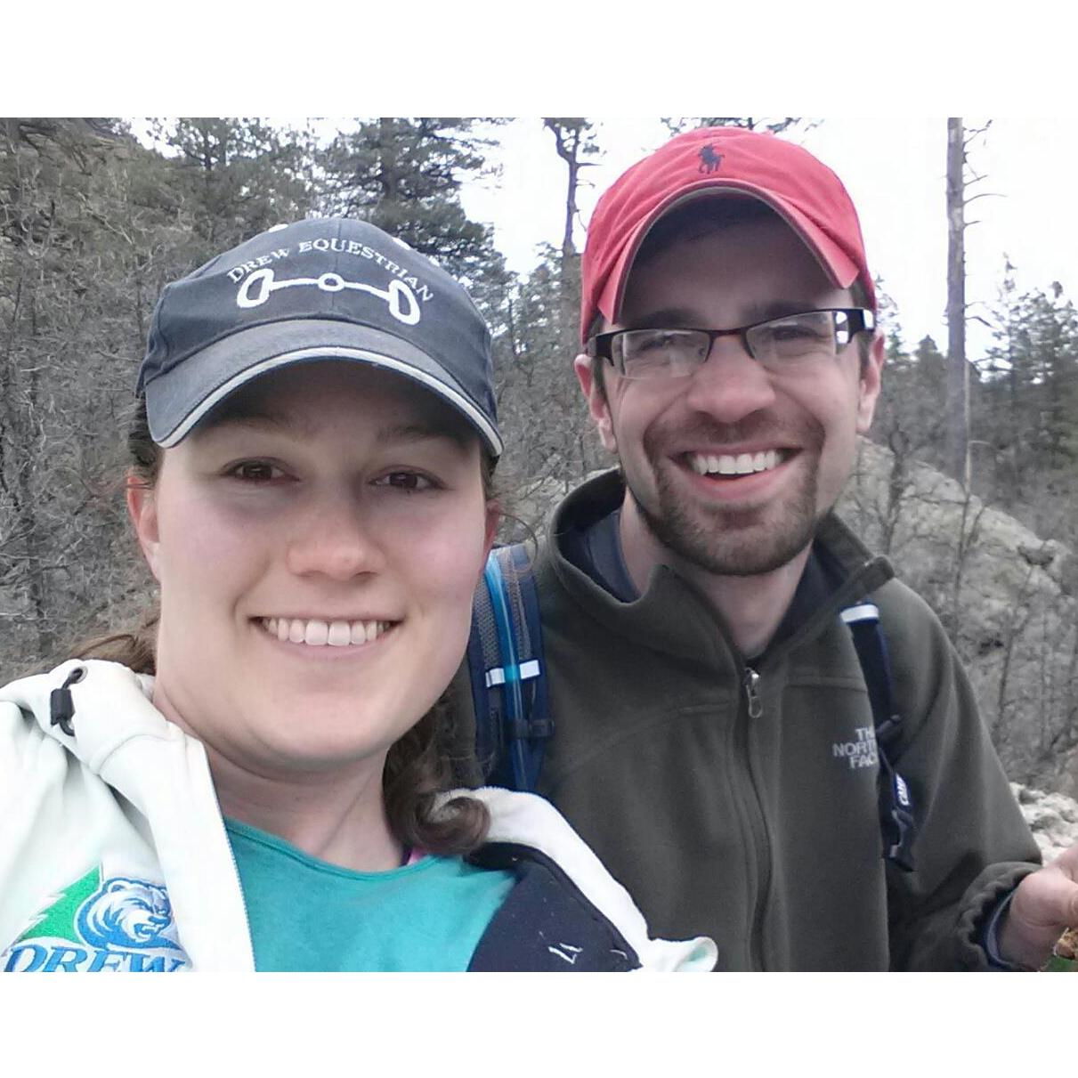 A hike together one of the first springs we were in Colorado.