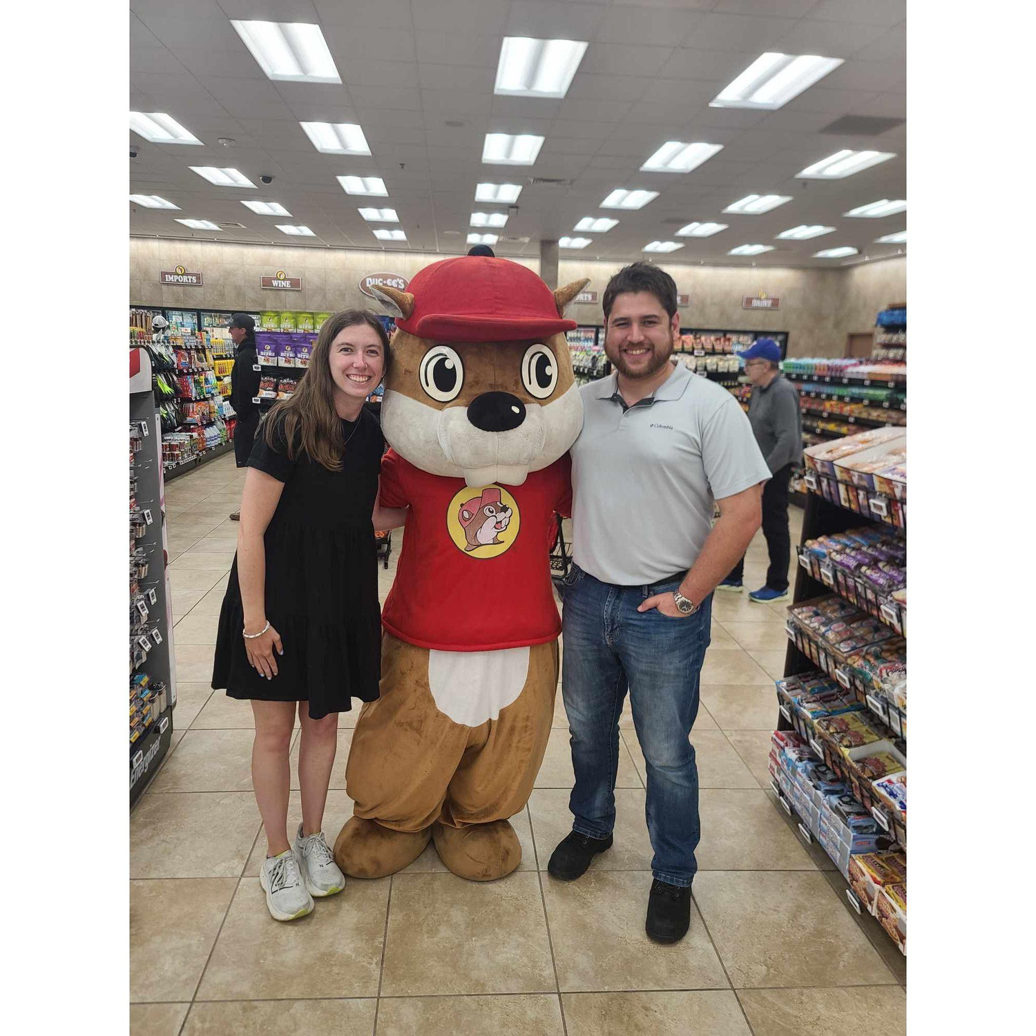 Road trip to Texas with a stop to see Mr. Buccee himself